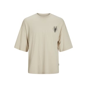 Jack & Jones Charge Oversize Fit Tee  Beige