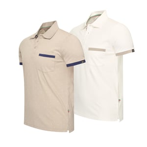 Cappuccino Italia Todi 2-Pack Polo Flerfargad