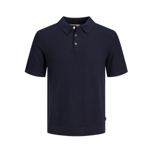 Jack & Jones Polo SS Sandri Knit Polo Blauw