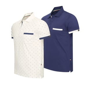 Cappuccino Italia Todi 2-Pack Polo Flerfargad