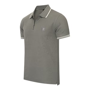 Cappuccino Italia Polo SS Polo Zip Polo Torino Grijs