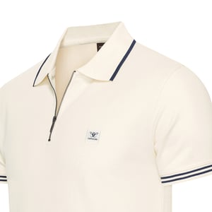 Cappuccino Italia Polo Zip Polo Torino Shite