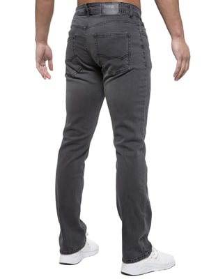 Enzo | Mens Straight Leg Stretch Denim Jeans
