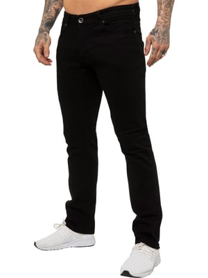 Enzo | Mens Straight Leg Stretch Denim Jeans