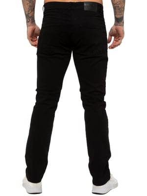Enzo | Mens Straight Leg Stretch Denim Jeans