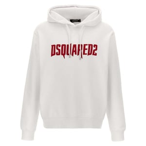 Dsquared2 Horror Logo Witte Hoodie