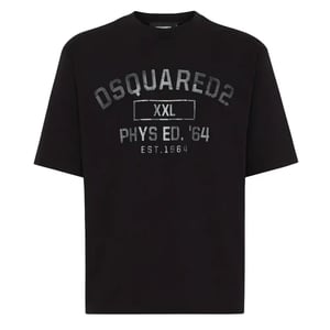 Dsquared2 Phys Ed Logo Black T-shirt