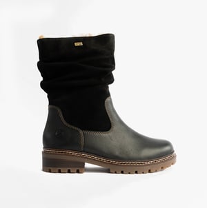 Remonte D0b80-00 Womes Side Zip Ankle Boots Black