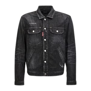 Dsquared2 Easy Wash Jeansjacka Svart