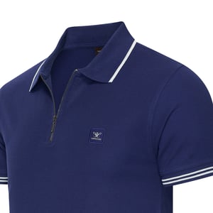 Cappuccino Italia Polo SS Polo Zip Polo Torino Blauw