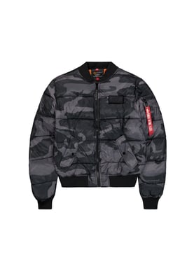 MA-1 Puffer Bomber Camo Bomber Jacket
