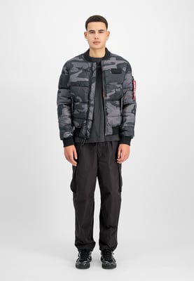 MA-1 Puffer Bomber Camo Bomber Jacket