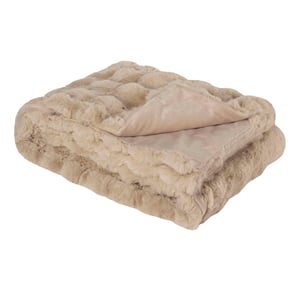 Faux Fur Filt Extra Mjuk Mysig Termisk Stor Filt 180x200cm