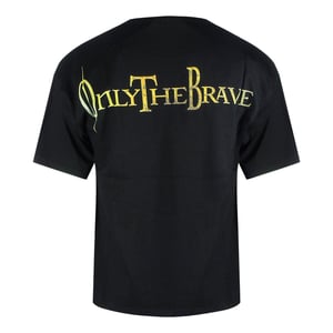 Diesel Gold Logo Black T-shirt