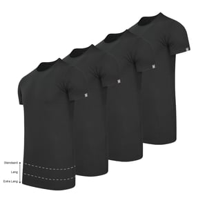 Cappuccino Italia 4-Pack T-shirts Svart