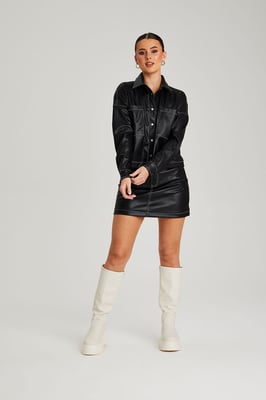 Boss PU Skirt