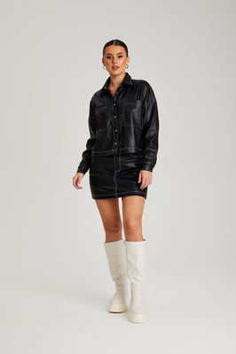 Boss PU Skirt