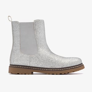 AdelaideFly K. Silver Metallic Boots