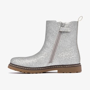 AdelaideFly K. Silver Metallic Boots