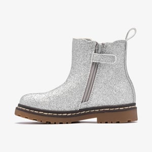 AdelaideFly T. Silver Metallic Boots