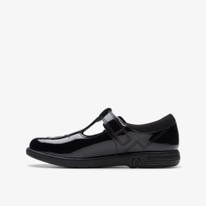 Jazzy Tap K. Black Pat Shoes
