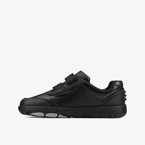 Rex Stride K Black Leather Shoes