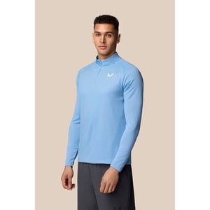 Castore Adapt 1/4 Zip Top Polyester Heren Zwarte Activewear T-Shirts