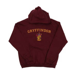 Harry Potter Heren Gryffindor Crest Hoodie (Bourgondië)