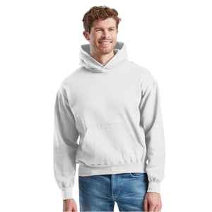 Fruit of the Loom Unisex Supercotton Hoodie voor volwassenen (Wit)