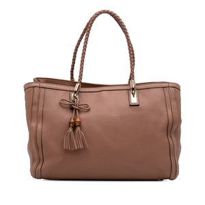 Bamboe Tote Leren Tas