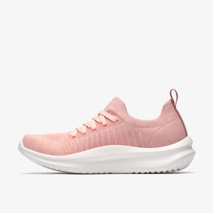 Solevana Lace Dusty Pink Trainers