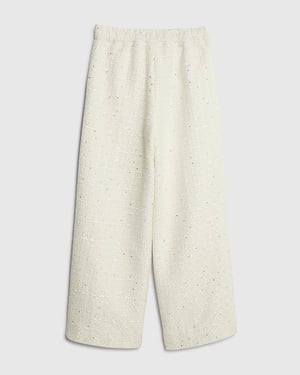 River Island Girls Trousers Cream Boucle