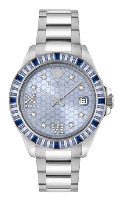 Philipp Plein Ladyempire Dames Horloge Zilverkleurig PW2FA0125
