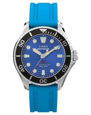 Timex Deep Water Meridian Unisex Horloge Blauw TW2Y40400