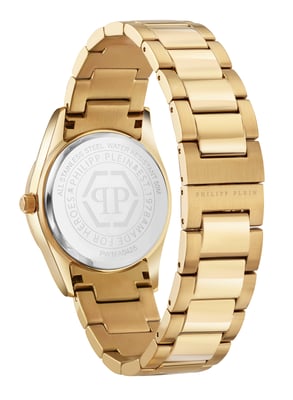 Philipp Plein Plein Icon Chain Dames Horloge Goudkleurig PW1FA0425