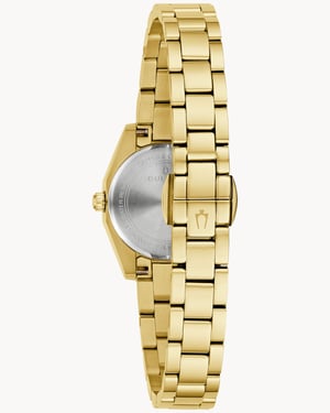 Bulova Surveyor Dames Horloge Goudkleurig 97L187