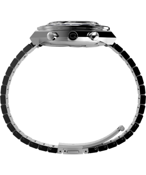 Timex Q Sport Heren Horloge Zilverkleurig TW2Y36200