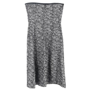 Max Mara Tweed Mini-jurk in Grijs Virgin Wol