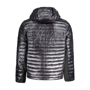 Gestikte Hooded Jas