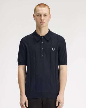 Polo Shirt in Dark Blue