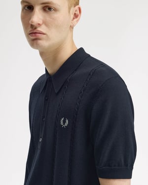 Polo Shirt in Dark Blue