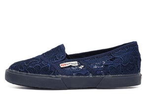 Superga Macramew Women Girls Slip On Plimsols