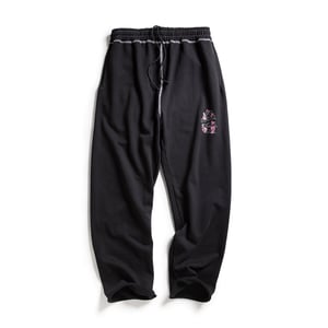 ASSC Contrast Stitch Sweatpants in Black