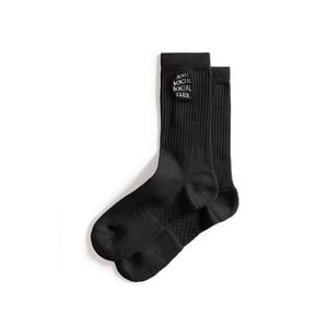 ASSC Embroidered Socks in Black