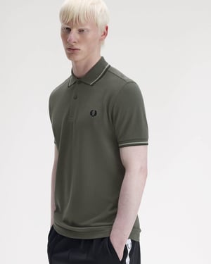 Polo Shirt in Dark Green