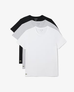 BXY Cotton Crew Neck Crew Neck T-Shirt in White (3 Pack)