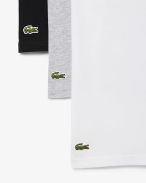 BXY Cotton Crew Neck Crew Neck T-Shirt in White (3 Pack)