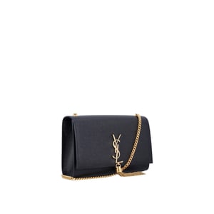 Saint Laurent Kate Liten Tofsliknande Läderväska med Servett