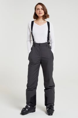 'Chalet' Women's Extreme Waterproof Ski Pant Breathable Winter Snowboard Trouser Grey