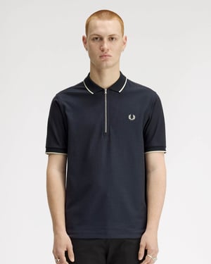 Polo Shirt in Dark Blue